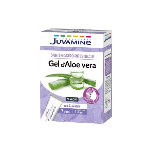 Juvamine Gel d'Aloé Véra 7 Sticks