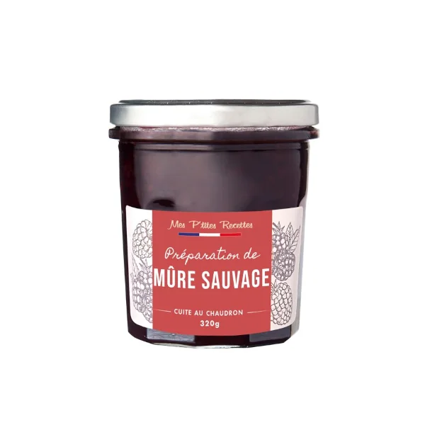 Mes P'tites recettes confiture mûre sauvage 320 gr