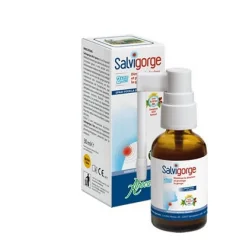 Aboca Salvigorge 2ACT Spray sans alcool (adultes et enfants à partir de 6 ans) - 30 ML