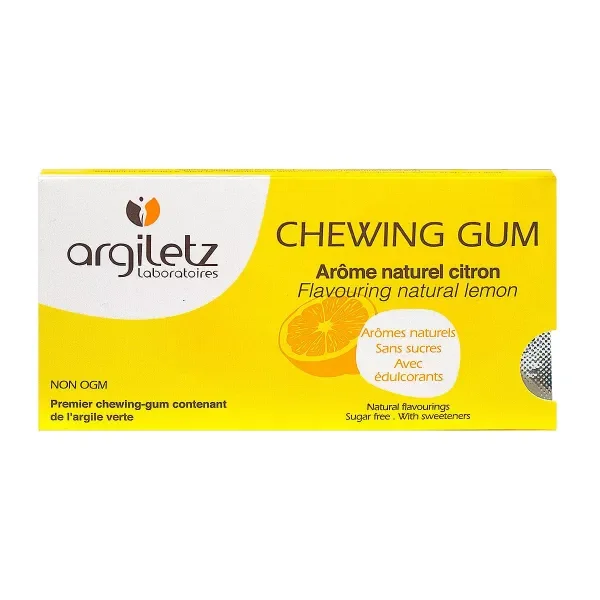 Argiletz Chewing Gums Minéral Citron 12