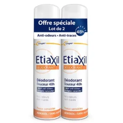 Etiaxil Déodorant Douceur 48h Aérosol Lot de 2...