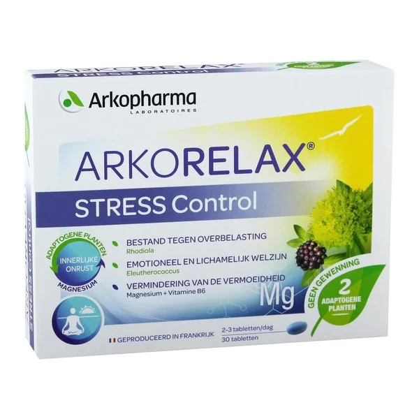 Arkopharma Arkorelax Stress Control 30 Comprimés