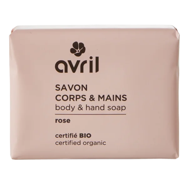 Avril savon corps & mains parfum rose 100 gr