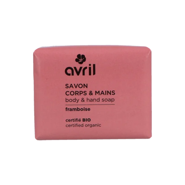 Avril Savon Corps & Mains Parfum Framboise - 100 GR