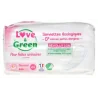 Love & Green Serviettes Écologiques Normales Pour Fuites Urinaires 12 Serviettes