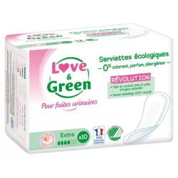 Love & Green Serviettes Hypoallergéniques Extra...