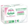 Love & Green Serviettes Hypoallergéniques Extra Pour Fuites Urinaires 10 Serviettes