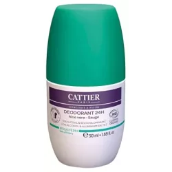 Cattier Déodorant 24H Aloé Véra Bio 50 ml