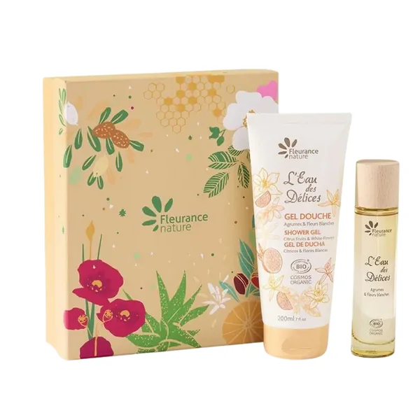 Fleurance nature Coffret Eau des délices Agrumes & Fleurs blanches