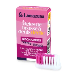 LAMAZUNA Recharge 3 têtes de brosse à dents -...