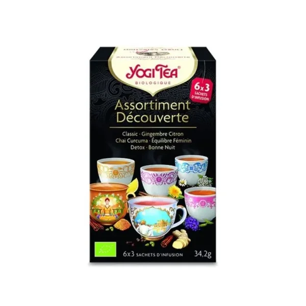 Yogi Tea Assortiment découverte - 6x3 sachets