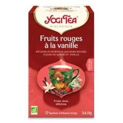 Yogi Tea Fruits Rouges à la Vanille Bio - 17 sachets