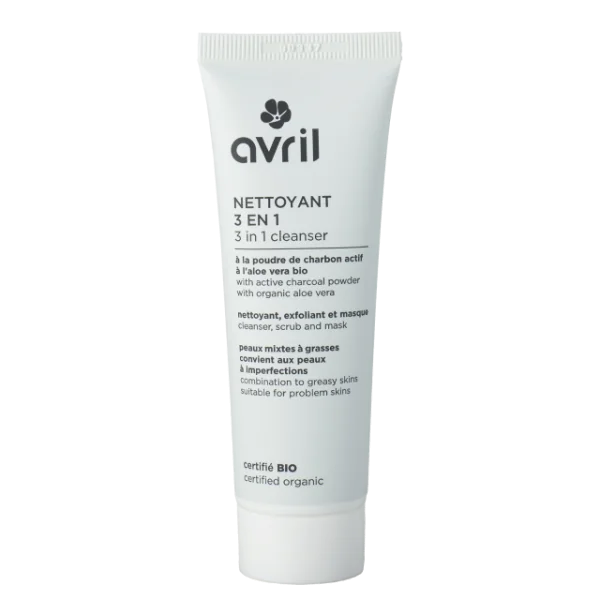 Avril Nettoyant 3 en 1 Charbon 50ML