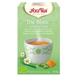 Yogi Tea Thé Blanc à l'Aloe Vera Bio - 17 sachets