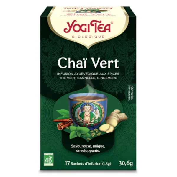 Yogi Tea Chaï Vert Bio - 17 sachets