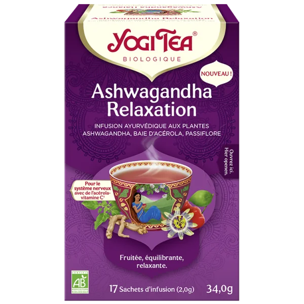 Yogi Tea Ashwagandha Relaxation Bio - 17 sachets