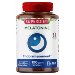 Superdiet Mélatonine - 120 Gélules