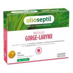 Olioseptil Pastilles Gorge-Larynx Miel citron...