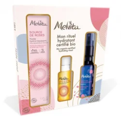 Melvita Coffret Rituel Hydratant Source de Rose...