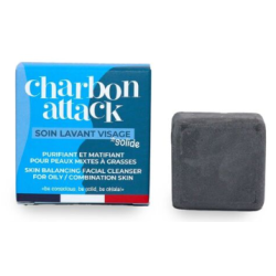 Lamazuna nettoyant visage peaux mixtes CHARBON...