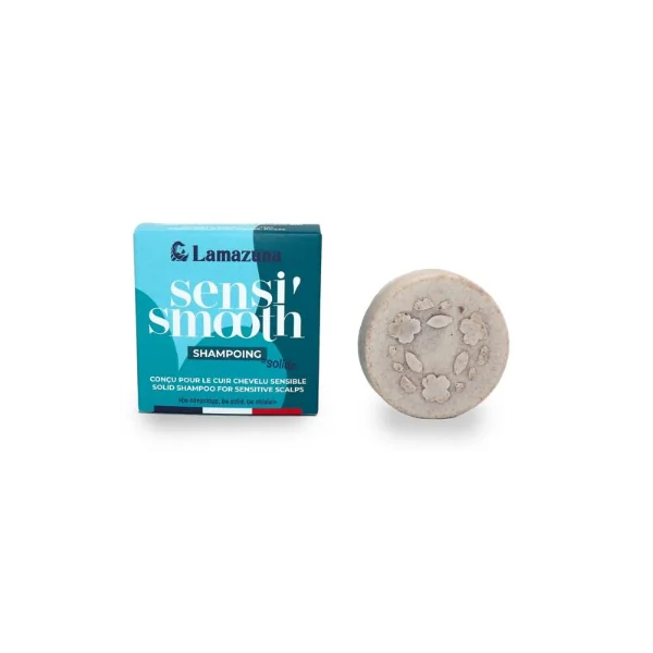 Lamazuna Shampoing solide Sensi'Smooth cuir chevelu sensible 85GR