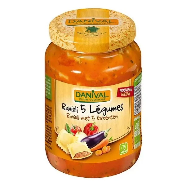 Danival Ravioli aux 5 Légumes Sauce Provencale - 670 GR