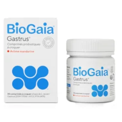 BioGaia Gastrus Arôme Mandarine 30 Comprimés