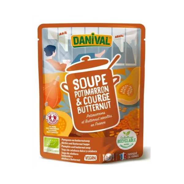 Danival Soupe aux Potimarron & Courge - 500 ML