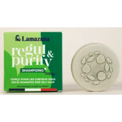 Lamazuna Shampoing Solide Spiruline & Argile...