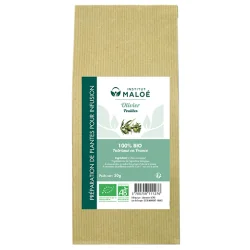 Institut Maloé Plantes Sèches de Feuilles d' Olivier Bio - 50 GR