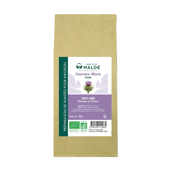 Institut Maloé Plantes Sèches Chardon Marie Bio - 40 GR