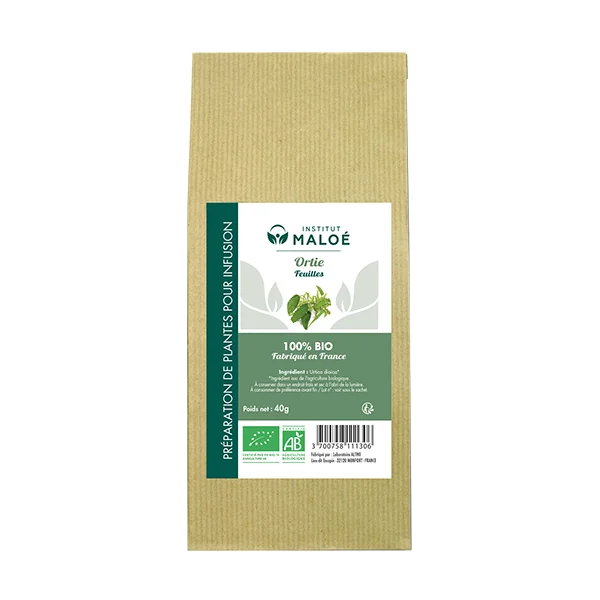 Institut Maloé Plantes Sèches Ortie Piquante Bio - 40 GR