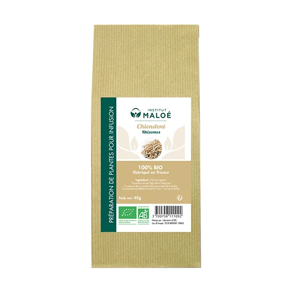 Institut Maloé Plantes Sèches Chiendent Rhizomes Bio - 40 GR