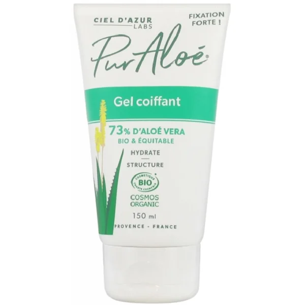 Pur Aloé Gel Coiffant Aloe Vera 73% Bio - 150 ML