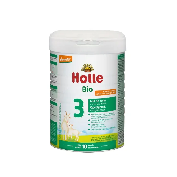 Holle Lait Infantile de Chèvre 3ème Âge (à partir de 10 mois) Bio 800gr