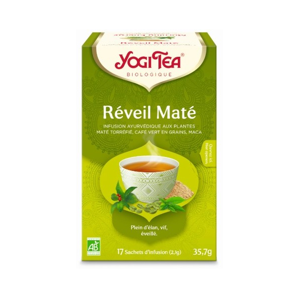 Yogi Tea Réveil Maté Bio - 17 Sachets