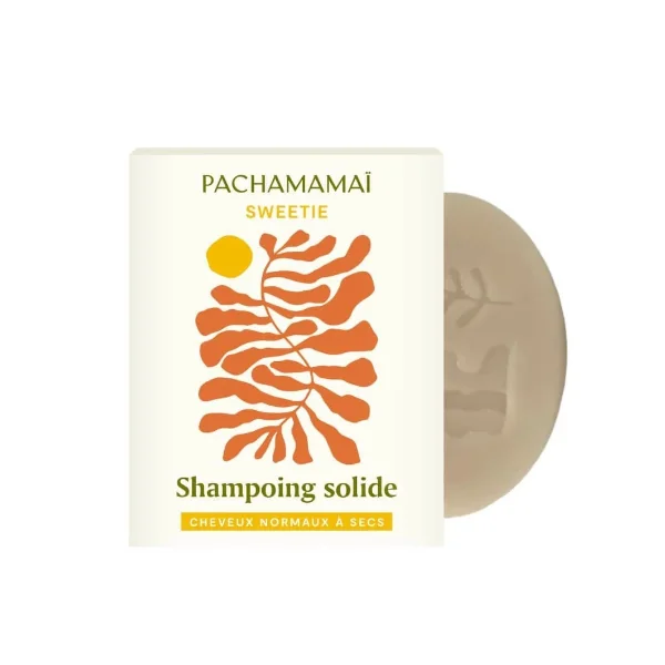 Pachamamaï shampoing solide sweetie poudre de riz