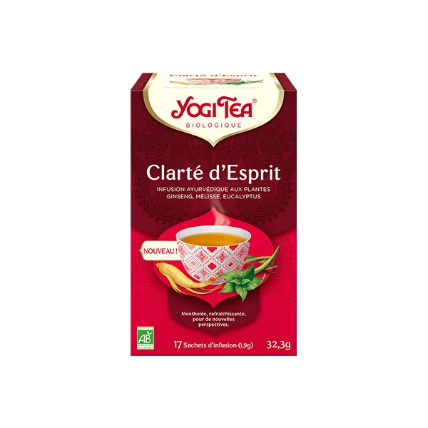 Yogi Tea Clarté d'Esprit Bio - 17 Sachets