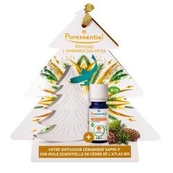 Puressentiel Coffret Diffuseur Céramique Sapin...