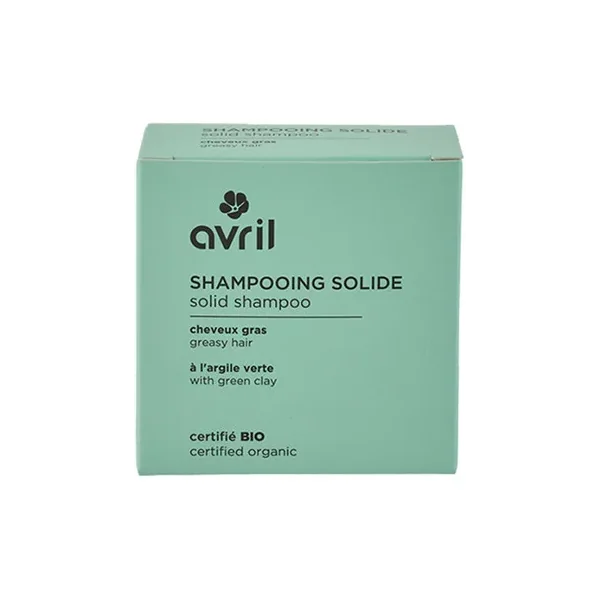 Avril Shampoing Solide Saponifié à Froid Cheveux Gras - 100 GR