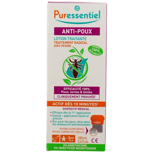 Puressentiel Lotion Anti-poux & peigne - 100 ML