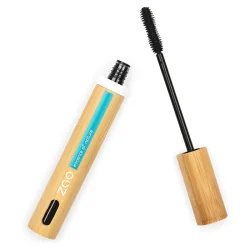 Zao Mascara Rechargeable Velours Bio - N°080 Noir