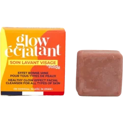 Lamazuna Glow Éclatant Soin Lavant Visage Solide - 25 GR