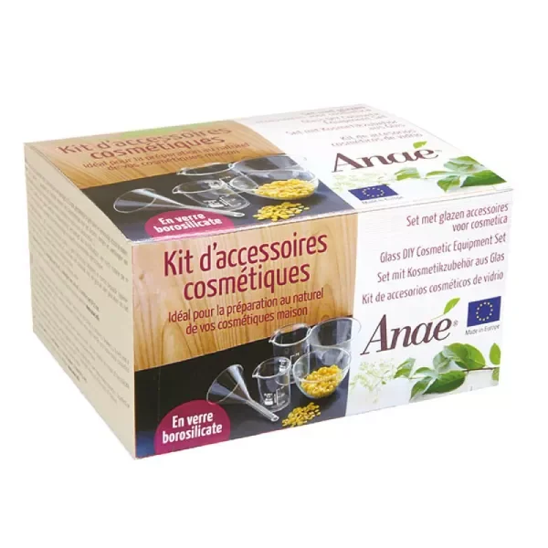 Anaé Kit d’ Accessoires Cosmétiques en Verre - 1 Pièce