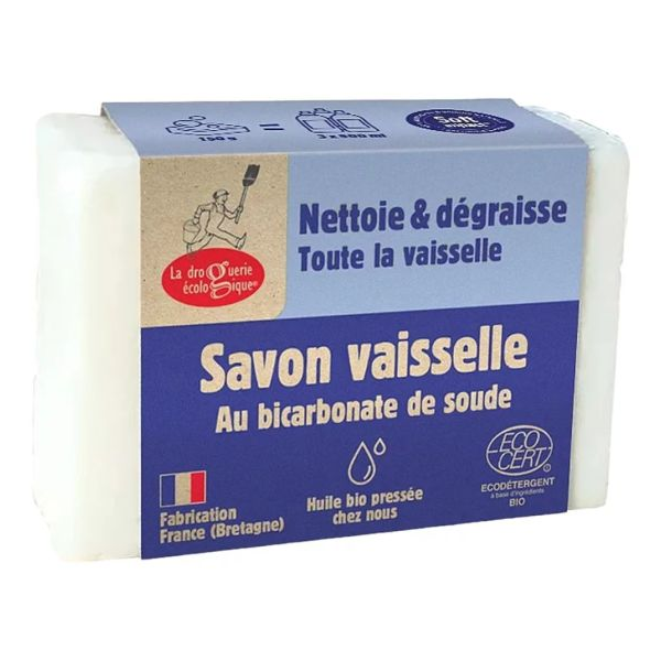 La Droguerie Écologique Savon Vaisselle au Bicarbonate de Soude - 150 GR