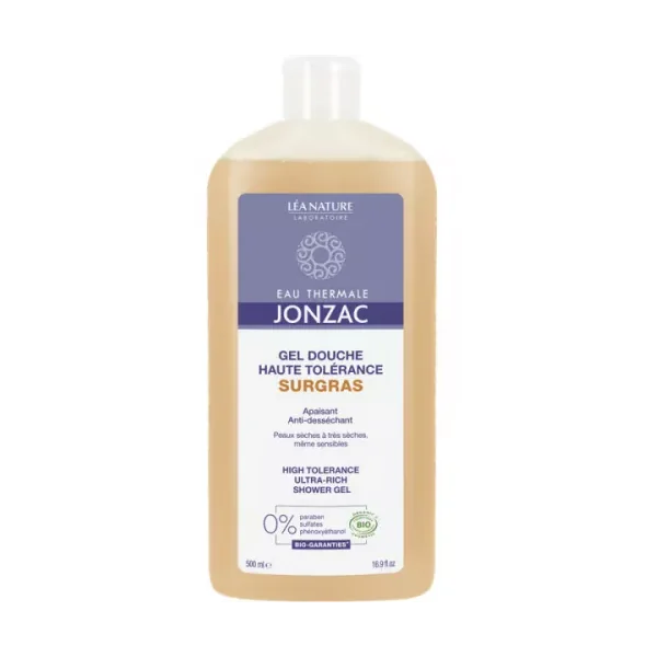 Eau de Jonzac Gel Douche Haute Tolérance Surgras Bio - 500 ML