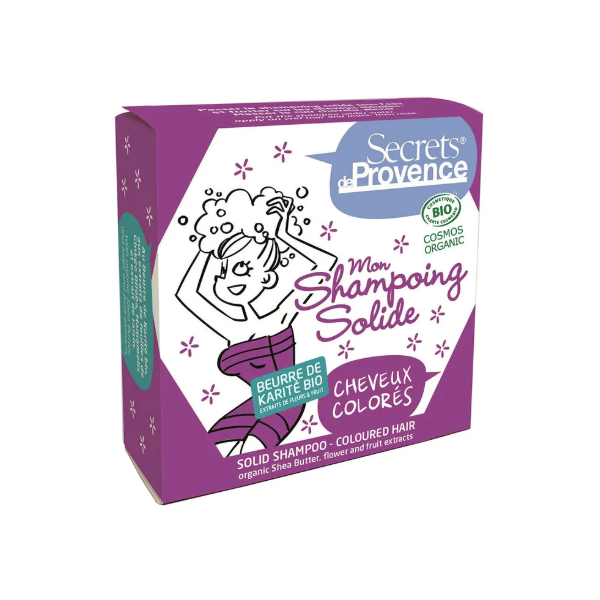 Secrets de Provence Shampoing Solide Cheveux Colorés 85g