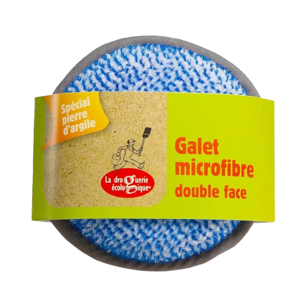 La Droguerie Écologique Galet Microfibre Double face