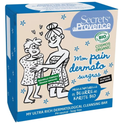 Secrets de Provence Mon Pain Dermato Surgras Argile & Beurre de Karité 90 g