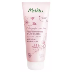 Melvita Crème de Douche Pétales de Rose & Miel d'Acacia Bio - 200 ML